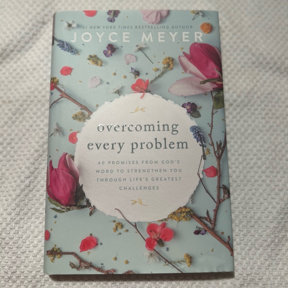 Joyce Meyer Book with Floral Cover
